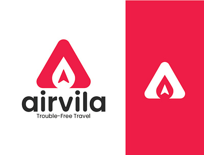 Airvila Logo Design With Letter "A" animation brand branding creative design graphic design illustration logo logotype ogoinspiration typography vector