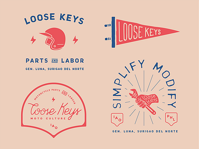 Loose Keys apparel badge emblem