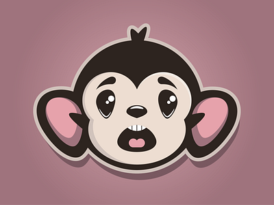 monkey monkey дизайн значок иллюстрация