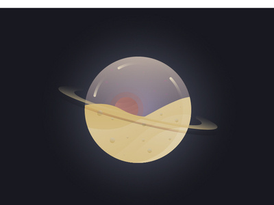 Saturn illustration saturn sixth planet solar system universe
