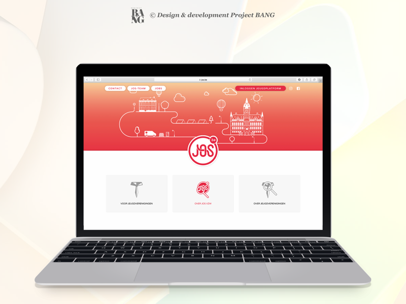 Jos.be website webdevelopment ux icondesign logodesign webdesign