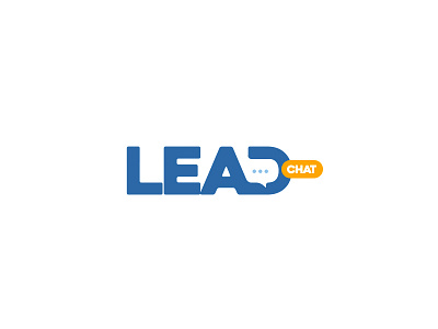 Lead Chat branding chat graphics logo