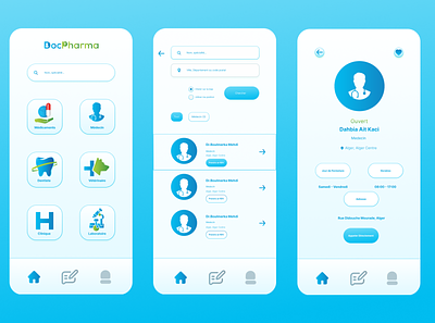 DocPharma app apple designer designsprint graphic design iphone medical phone product sprint ui ux