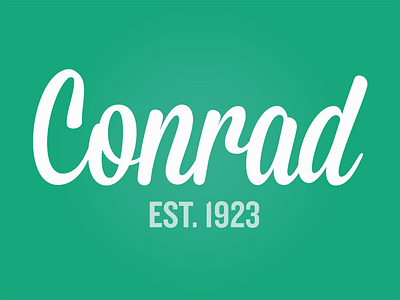 Conrad logo typography