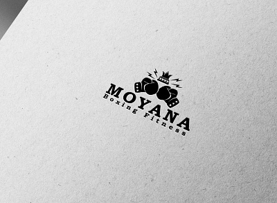 Moyana Boxing Fitness Logo Design. adobe illustratore adobe photoshope brand identity branding business card design flyers graphic design graphics expert logo