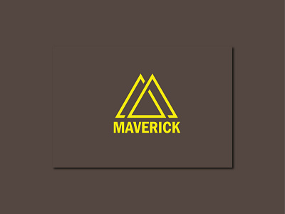 Company logo design, make for a client his company name MAVERICK