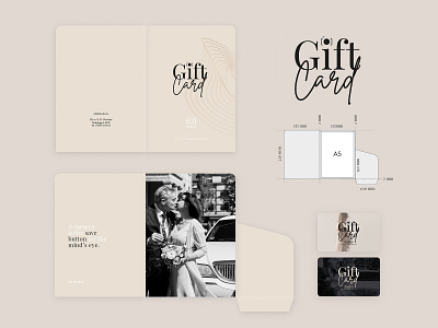 Gift Card & Packaging communication gift card graphic design packaging