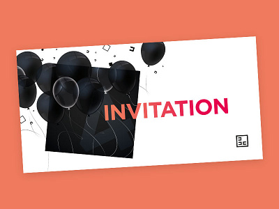 Invitation balloons invitation party event party flyer