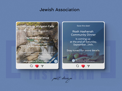 Post design - Jewish Association