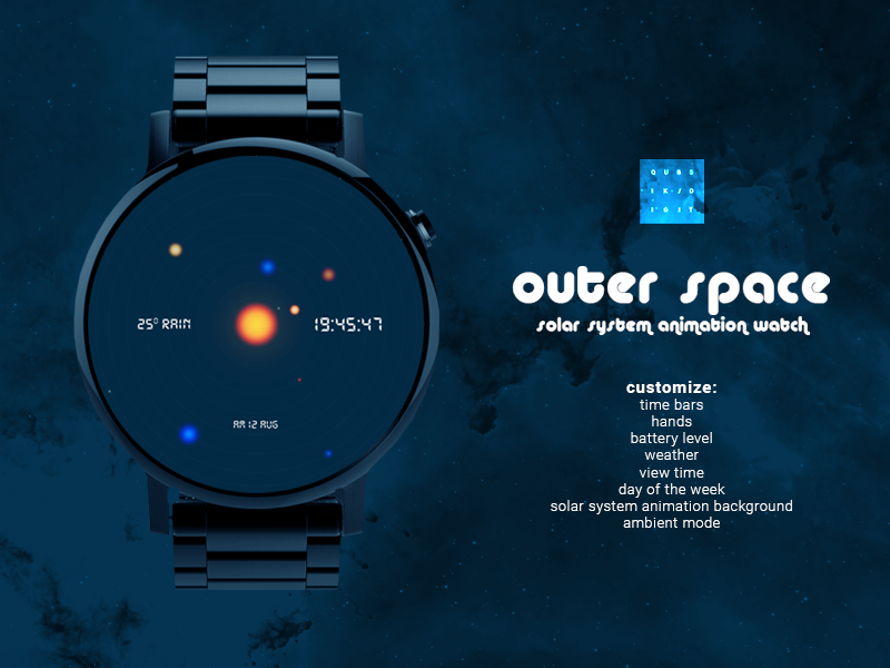 Wearable Watch Outer Space Watchface By Digitx On Dribbble