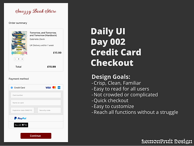 #DailyUI Day 002: Credit Card Checkout accessibility daily ui dailyui design graphic design typography ui ux vector
