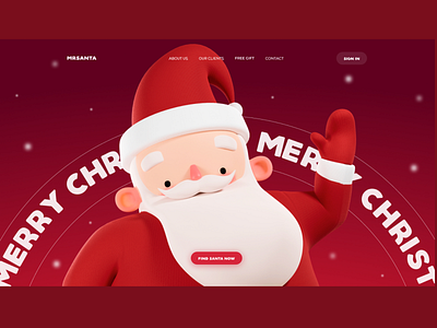 Christmas project🎄 christmas christmasdesign ui webdesign