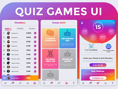 Quiz Games UI