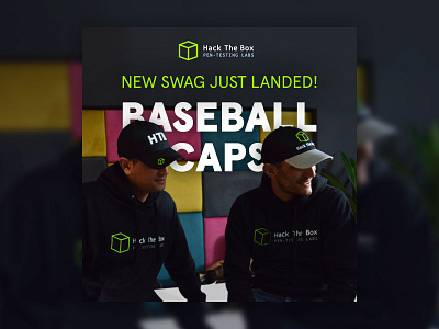 HTB - Social Media 2020 - Swag - Baseball Caps 🧢