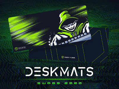 Deskmats | HTB | 2020 branding cyber cybersecurity daily ui design desk mat deskmat graphic design hacker hacking security