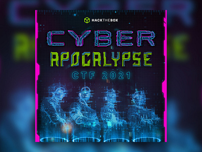 Cyber Apocalypse CTF 2021 | HTB | Social Media Post | branding campaign challenge cyber cybersecurity daily ui design ethical hacking event graphic design hacking logo post social social media ui visual design