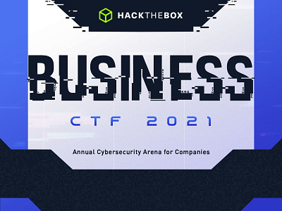Business CTF 2021 | HTB | Logo branding business capture the flag corporate ctf cyber cybersecurity daily ui design graphic design hacking logo ui