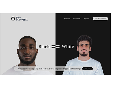 Black Matters - Organization Website Design design photography ui ux website design