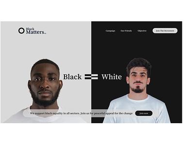 Black Matters - Organization Website Design