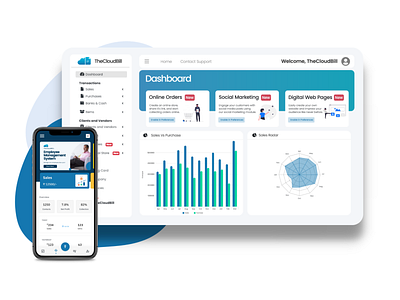 TheCloudBill™ - Billing & Accounting Web App & Mobile App