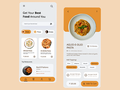 Food Ordering App UI - Foodie