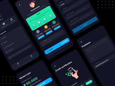 Rocket Loan App 3 by CJ for DCU on Dribbble