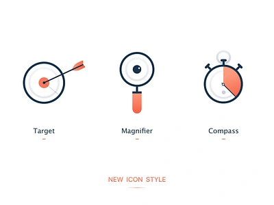 Daily Ui-Day#08-Tech Pattern app compass icon magnifier pattern taeget tech