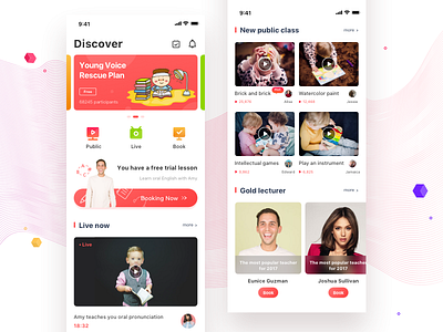 Education App Design -1 by CJ for DCU on Dribbble