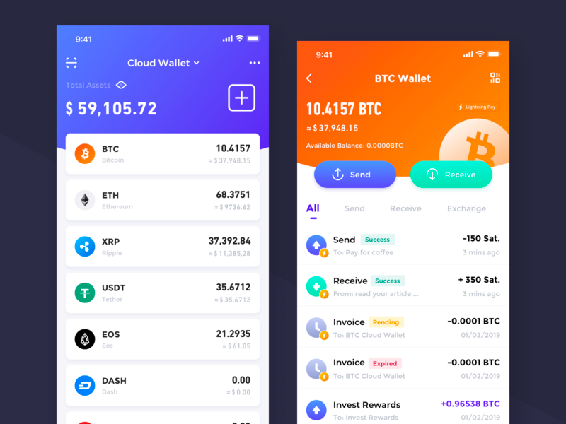Crypto Wallet Exploration01 by CJ__Alex for DCU on Dribbble