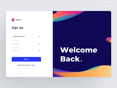 Sign up | Daily UI