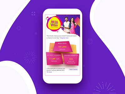 Housing Diwali Event Page Mobile