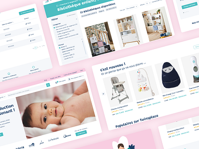 E-commerce - Child furniture baby baby clothes baby shower child children design e commerce e commerce app e commerce shop furniture ui uidesign uiux ux web website