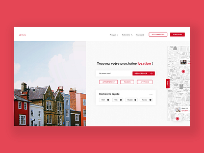 Flat rental website design flat rental ui ux web website