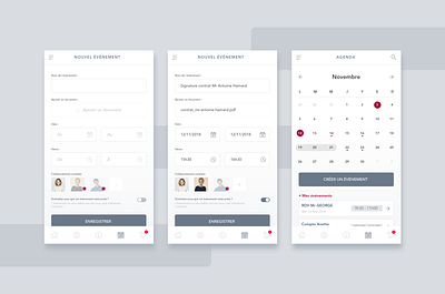 Calendar App Concept app app concept calendar calendar 2019 calendar app calendar design calendar icon date design event event app typography ui ux