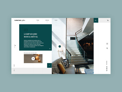 Furniture Site app concept design furniture furnitures green home object typography ui ux web website