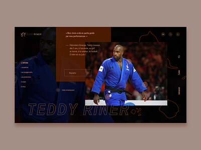 Sport site app app concept competition competitive design judo sport sport app teddy rinner ui ux web website