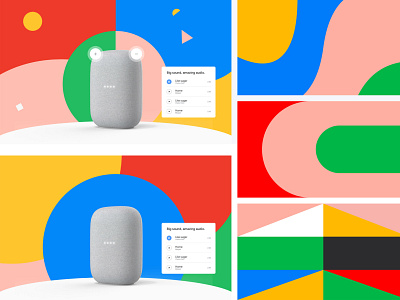 Google Retail - Nest Audio animation colors concept design google pitch styleframes ui