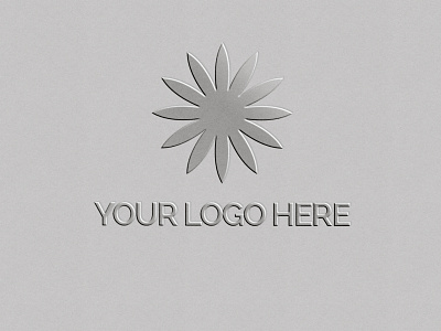 Realistic Metallic Logo Mockup branding free logo mockup free logo template free mockup free mockup psd logo display