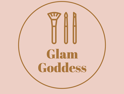 Glam Goddess Logo branding design graphic design