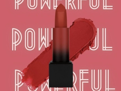 Red lipstick stick mock-up