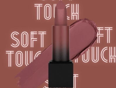 Light red lipstick mock-up