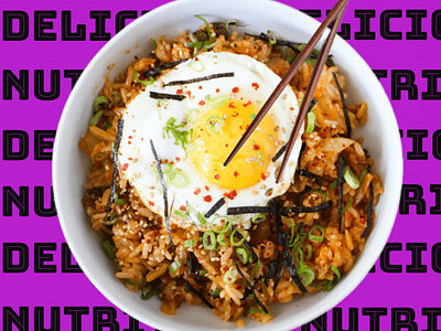 Kimchi Fried Rice Insta Post Mockup