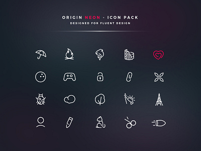 Origin Neon - Icon pack