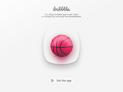 Dribbble Icon android app app icon basketball dribbble icon realistic