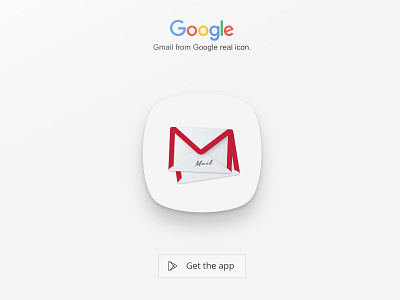 Gmail Icon app icon gmail google icon letter message real