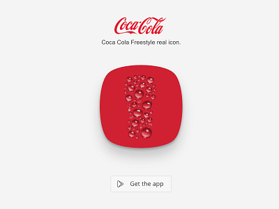 Coca Cola Freestyle App Icon app icon coca cola freestyle icon real