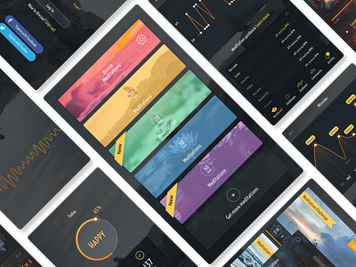 A Meditation App UI