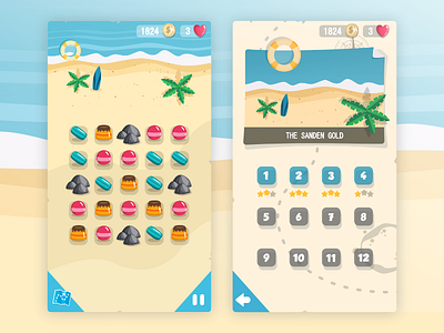 Game UI app ui board game game design game interface game ui mobile game puzzle ui