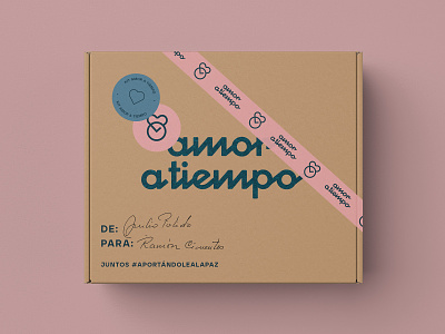Amor a teimpo Box Packaging box design brand identity branding packaging