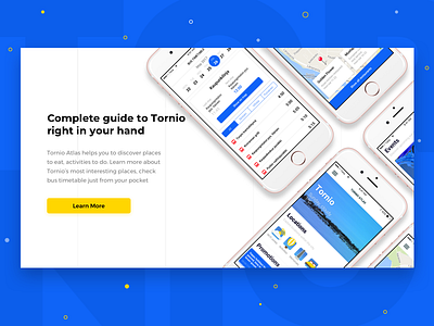 Tornio Atlas Landing development uxui web